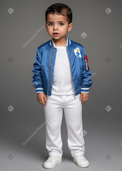 Venezuelan infant boy with  white hair