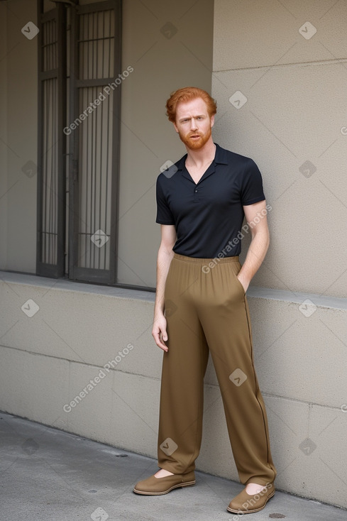 Cuban adult male with  ginger hair