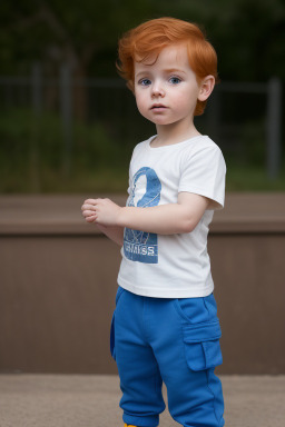 Spanish infant boy with  ginger hair