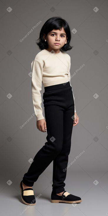 Colombian child boy with  black hair