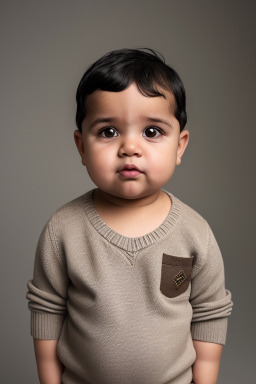 Dominican infant boy with  brown hair