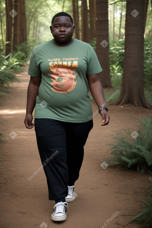 Zambian teenager boy with  ginger hair