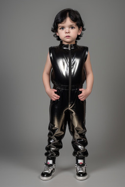 Canadian infant boy with  black hair