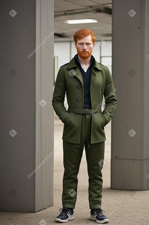 Uruguayan adult male with  ginger hair