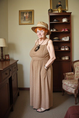 Georgian elderly female with  ginger hair