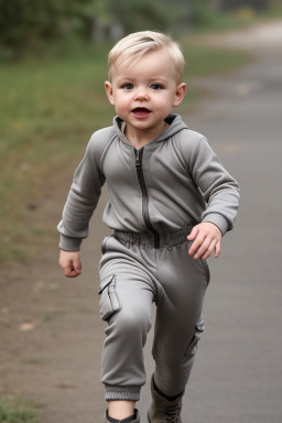 German infant boy with  gray hair