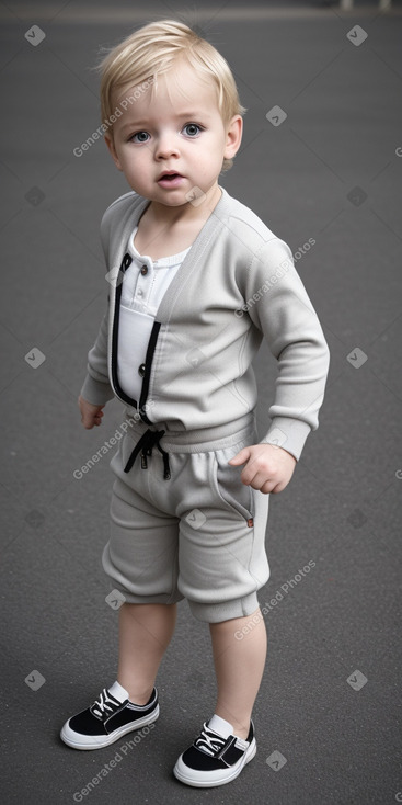 German infant boy with  blonde hair