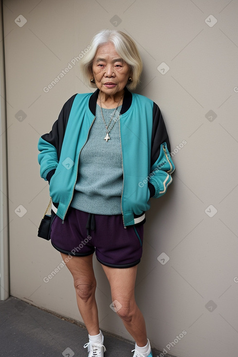 Elderly female with  blonde hair