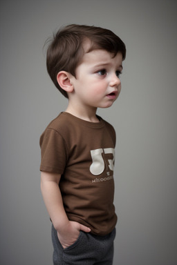 Georgian infant boy with  brown hair