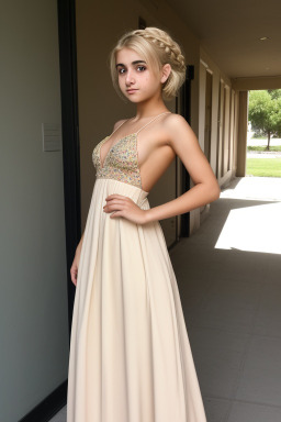 Armenian teenager girl with  blonde hair