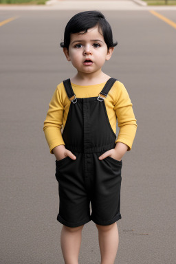 Paraguayan infant boy with  black hair