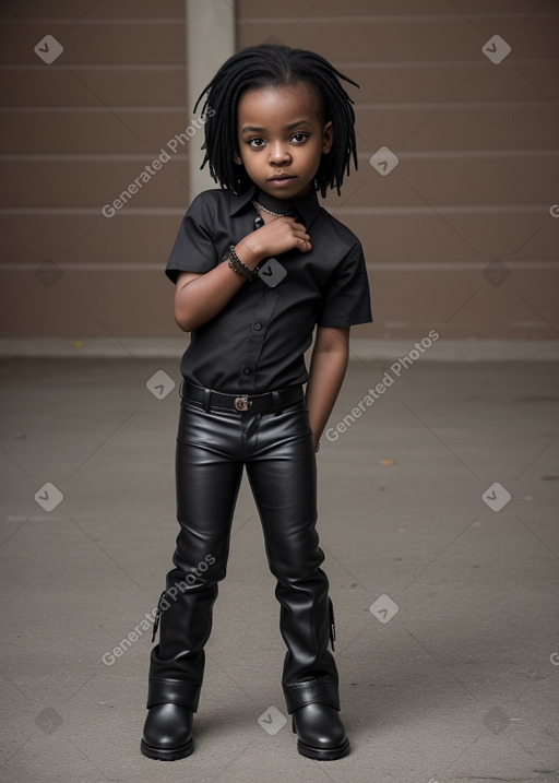 Jamaican infant boy with  black hair