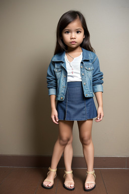 Filipino infant girl with  brown hair