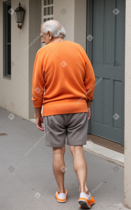 Greek elderly male with  gray hair