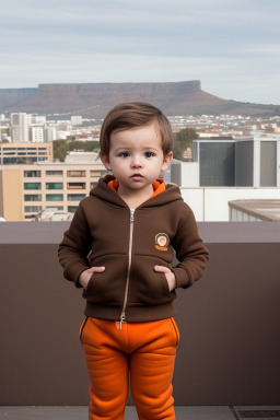 South african infant boy with  brown hair