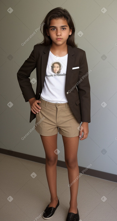 Honduran teenager boy with  brown hair