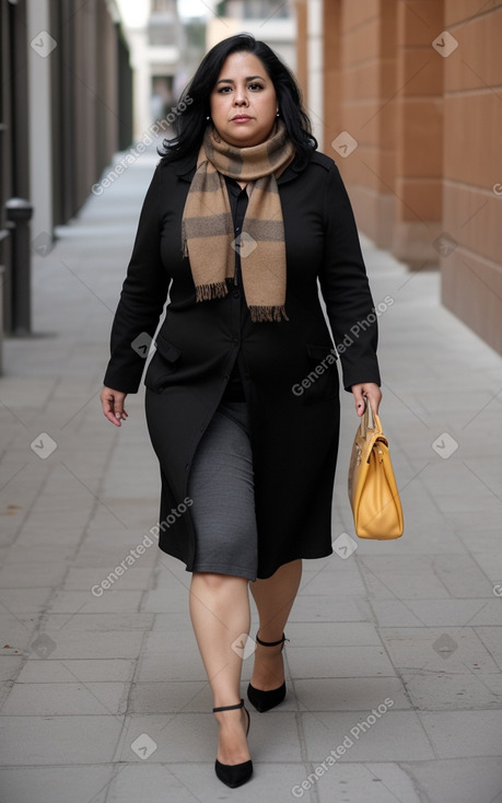 Colombian middle-aged female with  black hair