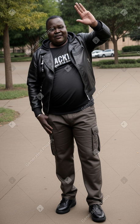 Ugandan middle-aged male with  black hair