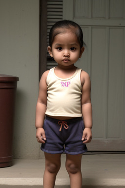 Nepalese infant girl with  blonde hair