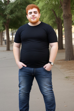 Iraqi young adult male with  ginger hair