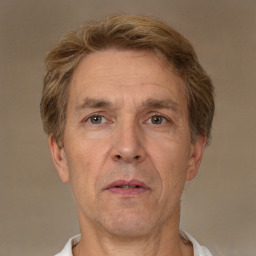 Neutral white adult male with short  brown hair and brown eyes
