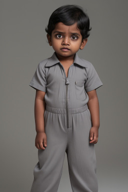 Sri lankan infant boy with  gray hair