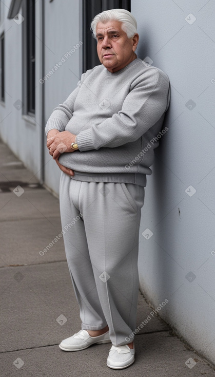 Portuguese elderly male with  white hair