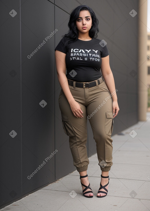 Yemeni adult female with  black hair