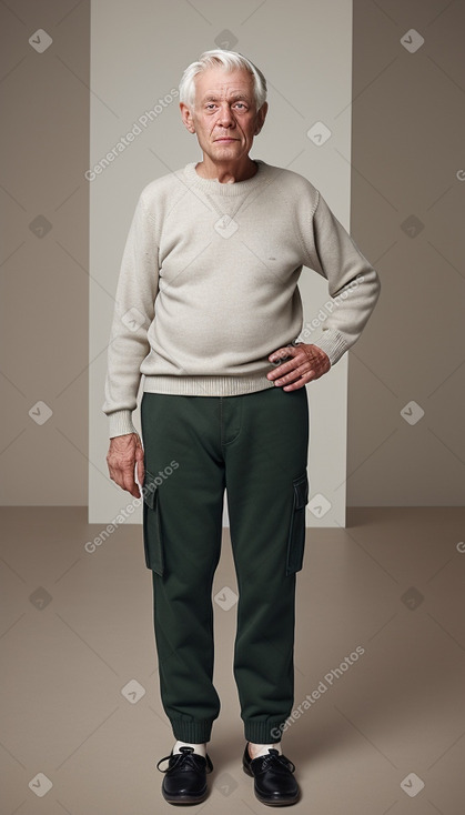 Dutch elderly male with  white hair