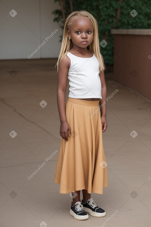 Zimbabwean infant girl with  blonde hair