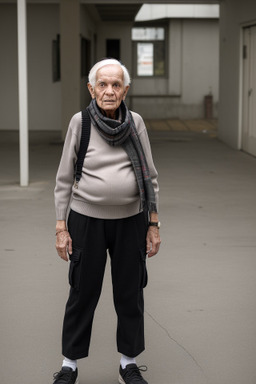 Brazilian elderly non-binary with  black hair