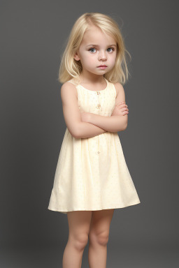 Romanian infant girl with  blonde hair