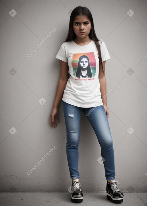 Bolivian teenager girl 