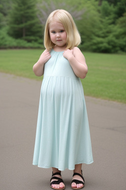 Canadian infant girl with  blonde hair