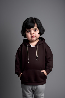 Libyan infant boy with  black hair