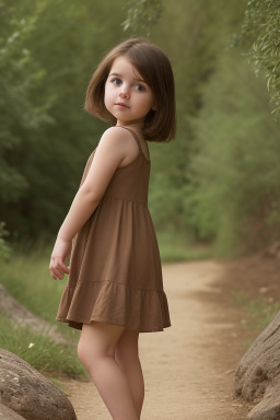 Greek infant girl with  brown hair