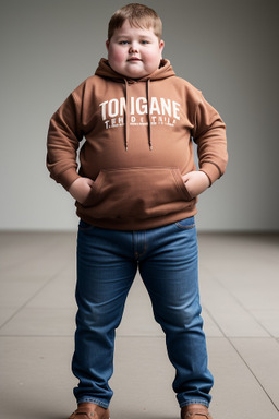 Polish child boy with  brown hair