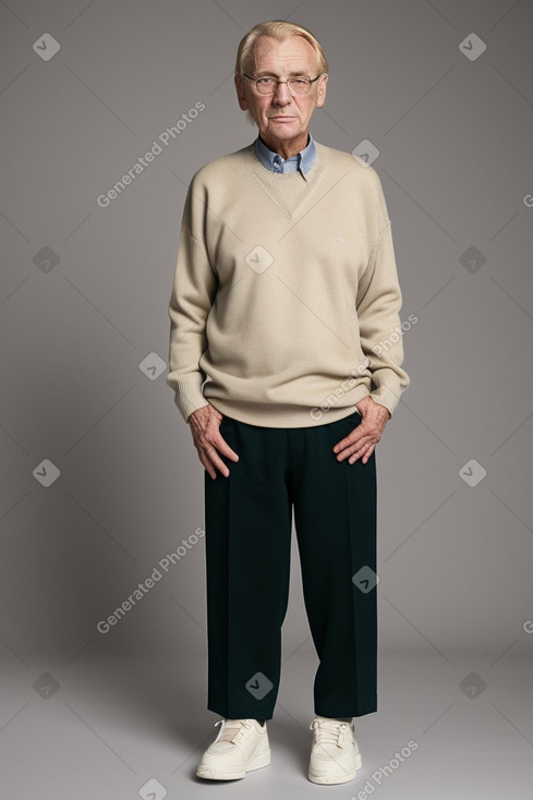 German elderly male with  blonde hair