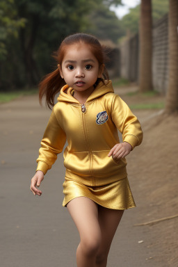 Nepalese infant girl with  ginger hair