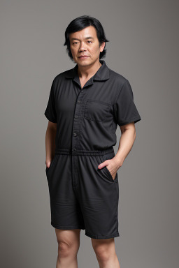 Taiwanese middle-aged male with  black hair