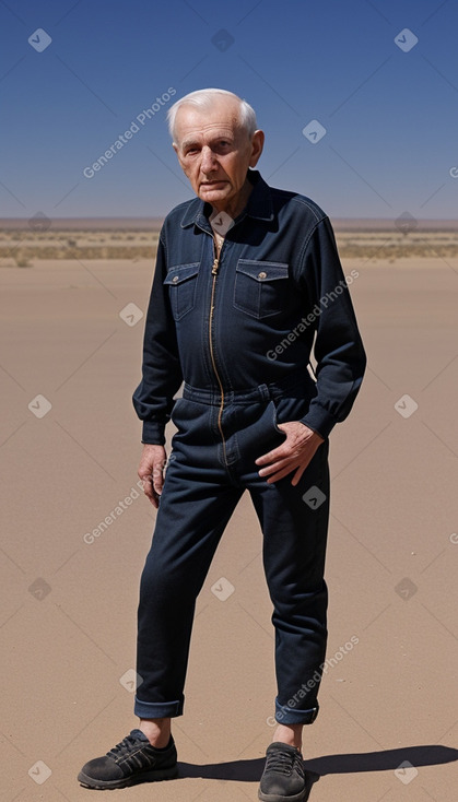 Ukrainian elderly male with  black hair