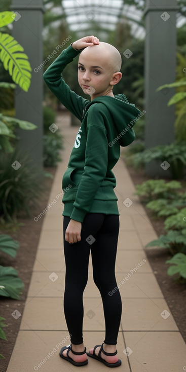 Hungarian child female with  black hair