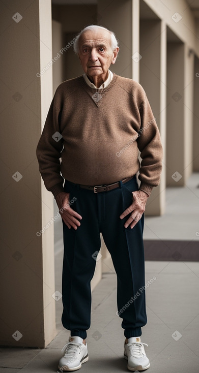 Georgian elderly male with  brown hair