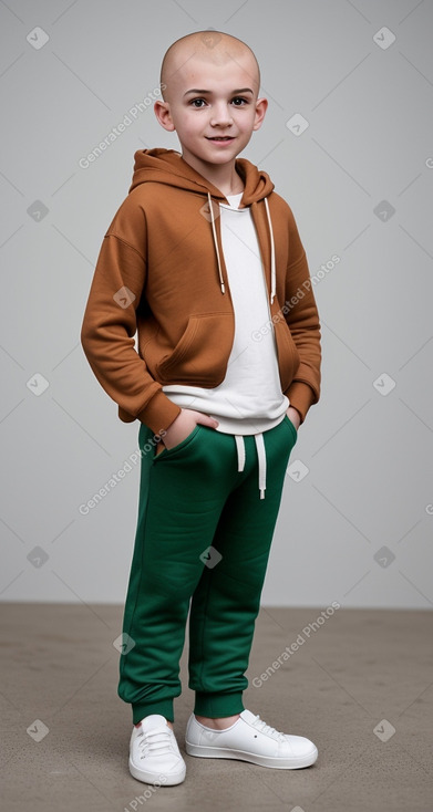 Algerian child boy with  ginger hair