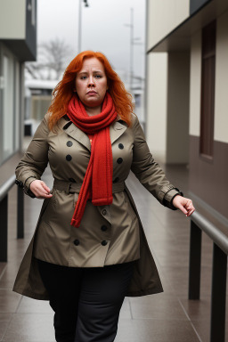 Costa rican middle-aged female with  ginger hair