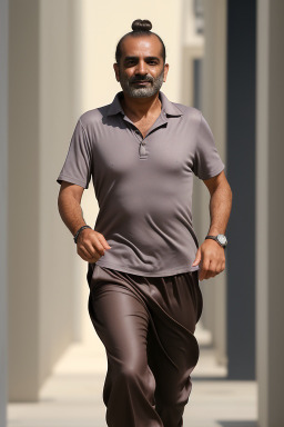 Emirati middle-aged male with  brown hair