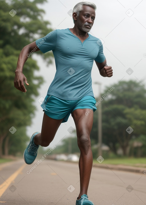 Ugandan adult male with  gray hair