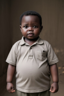 Zambian infant boy with  gray hair