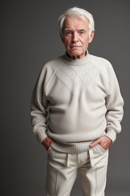 Dutch elderly male with  white hair