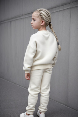 Spanish child boy with  white hair